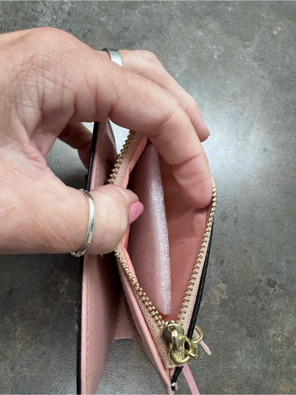 Women's Pink Cat Patch Wallet - Brand: